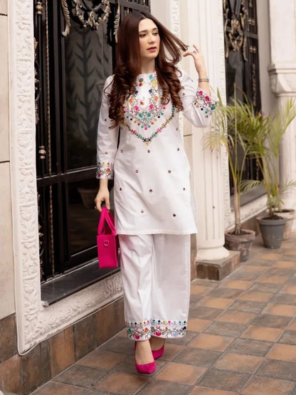 Ghazal Mirror Work Embroidery 2-Piece