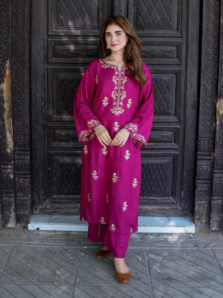 AANGAN EMB Long Length 2-Piece Set